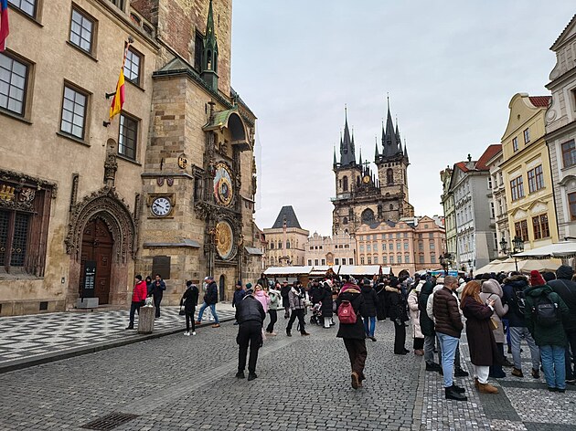 53 Rok Praha Česko vstoupilo do roku 2026, centrum oslav bylo na Staroměstském náměstí