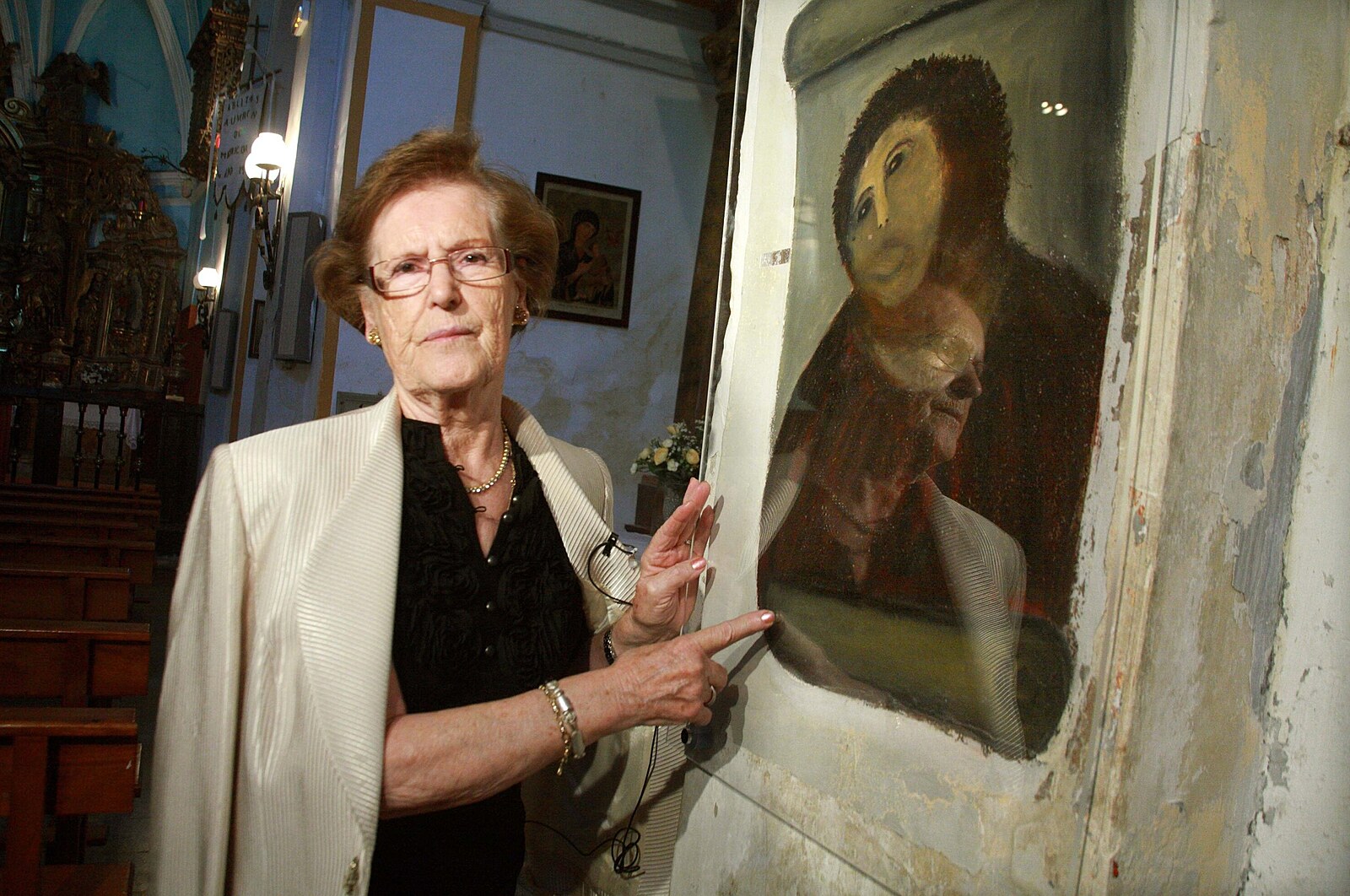 Zfušovala Ježíše, ale přilákala davy. V 94 letech zemřela španělská „restaurátorka“