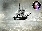 Lo� America v zimních ubikacích v Teplické zátoce Na za�átku listopadu 1903....