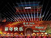 Um�lci oslavují p�íchod nového roku 2026 na Velké �ínské zdi v Juyongguan na...