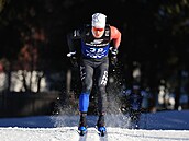 B�ec na ly�ích Michal Novák b�hem Tour de Ski