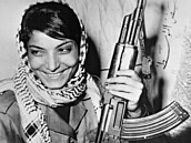 Lajla Chálidová, jedna z osob zapojených do únosu letadla Boeing spole�nosti...