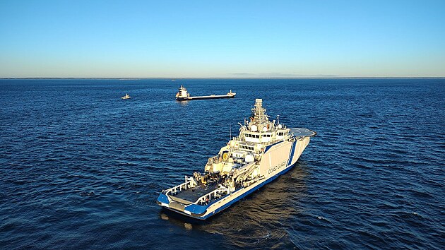 Zadrželi jsme loď, která úmyslně poškodila podmořské kabely, hlásí Finsko