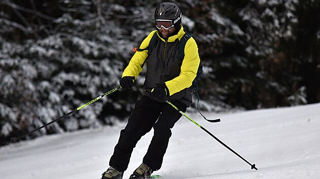 Ly�a�sk� are�ly v Beskydech po ochlazen� zah�juj� sezonu. Na sn�mku Ski Park Gru� ve Star�ch Hamrech. (29. prosince 2025)