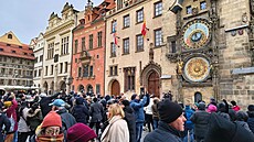 Starom�stské nám�stí v Praze dopoledne v poslední den roku 2025. (31. prosince...