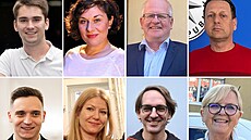 Ocen�ní (horní �ada zleva): student z Ukrajiny Daniil Danylov, Kristýna...