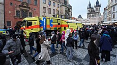 Záchraná�i na Starom�stském nám�stí se intenzivn� p�ipravují na nadcházející...