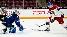 Adam Ji�í�ek dává rozhodující gól proti Finsku.