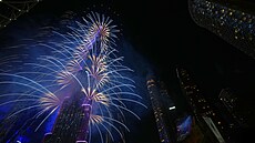 Dubaj slaví p�íchod nového roku 2026. (31. prosince 2025)