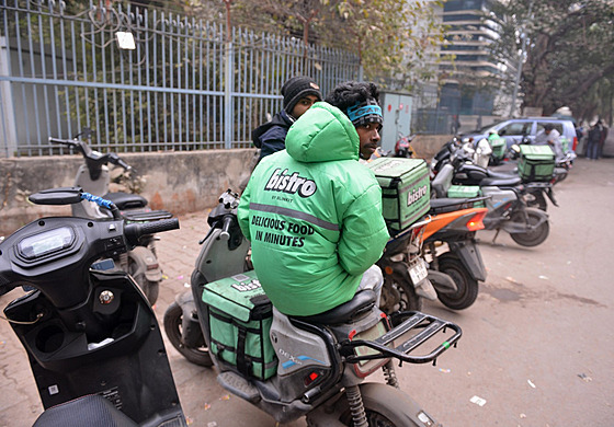 Kurý�i v Novém Dillí stávkují. (31. prosince 2025)