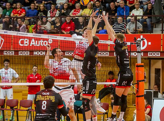 Momentka ze zápasu �eské Bud�jovice - Piacenza