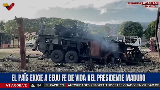 Máme zraněné vojáky, pár vytáhli z ložnice. Trump popsal detaily z operace Maduro