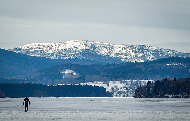Šumava hlásí silné mrazy, teploty klesly až k minus 25 stupňům