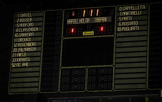 Zápas Ligy mistrů trval jen sedm minut, Italové začali v pěti a skončili v jednom