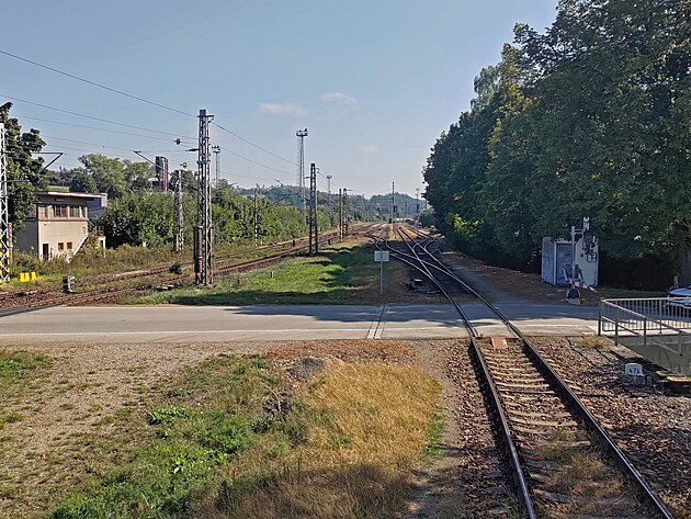 Vjezd do stanice Světlá nad Sázavou.