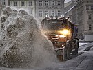 Sn�hov� a mraziv� po�as� v Praze. (9. ledna 2026)