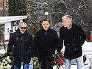 Na poh�eb herce Pavla Ne�ase v Brn� dorazili mimo jin� herec Matou� Rajmont...