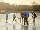 Prvn� dny roku 2026 p�inesly zimn� po�as�, kter� dovoluje bruslen� na rybn�c�ch...