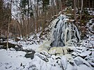 Um�le vytvo�en� vodop�d v Ter�in� �dol� na Novohradsku v t�chto mrazech...