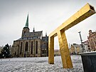 Katedr�la svat�ho Bartolom�je na n�m�st� Republiky v Plzni (8. ledna 2026)