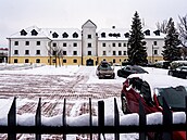 D�m v Durychov� ulici �p 101 v Praze 4. Místo, kde byl zasa�en smrtelným...