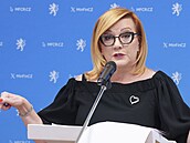 Ministryn� financí Alena Schillerová (ANO) na tiskové konferenci (6. ledna 2026)
