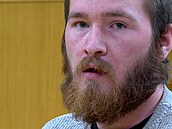 Ob�alovaný Yaroslav Yarynych u Obvodního soudu pro Prahu 8 (9. ledna 2026)