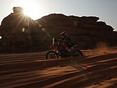 Du�an Drdaj ve �tvrté etap� Dakaru.