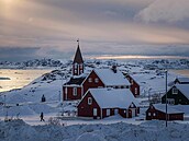 V Nuuku, hlavním m�st� Grónska, �ije zhruba 19 tisíc  obyvatel. (7. b�ezna 2025)