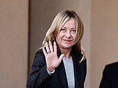 Italská premiérka Giorgia Meloniová na setkání v Pa�í�i. (6. ledna 2026)