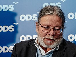 Alexandr Vondra, Martin Kupka, Veronika Vrecionová a Ond�ej Krutílek na tiskové...