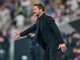 Trenér Atlética Diego Simeone nebyl spokejen s po�ínáním svých sv��enc� v...