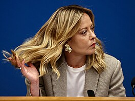 Italská premiérka Giorgia Meloniová (9. ledna 2026)