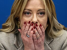 Italská premiérka Giorgia Meloniová (9. ledna 2026)