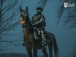 Jednotka 19. Nadbu�anské brigády územní obrany se specializuje na jízdní...