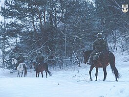 Jednotka 19. Nadbu�anské brigády územní obrany se specializuje na jízdní...