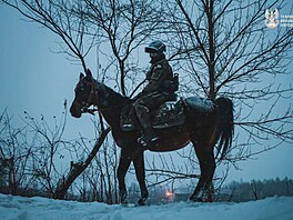 Jednotka 19. Nadbu�anské brigády územní obrany se specializuje na jízdní...