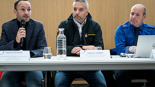 P�edstavitel� kantonu Valais komentuj� trag�dii v ly�a�sk�m st�edisku Crans-Montana (1. ledna 2026)