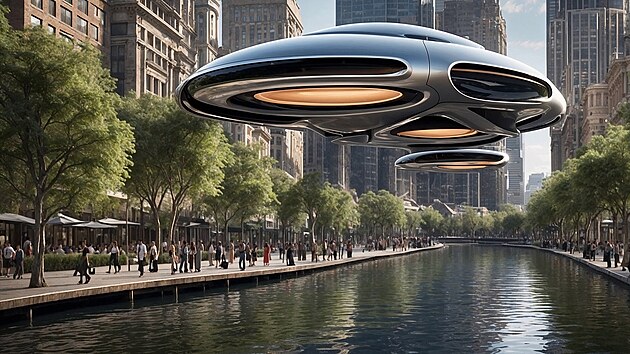 Pohled do m�sta budoucnosti