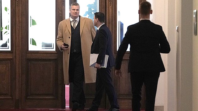 Filip Turek dorazil na ��ad vl�dy. (5. ledna 2026)