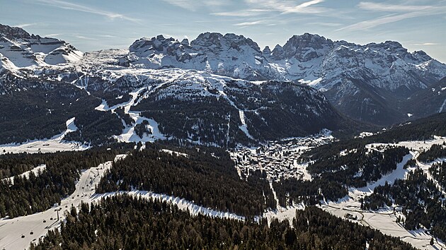 Madonna di Campiglio, horské turistické st�edisko v severní Itálii v autonomní...