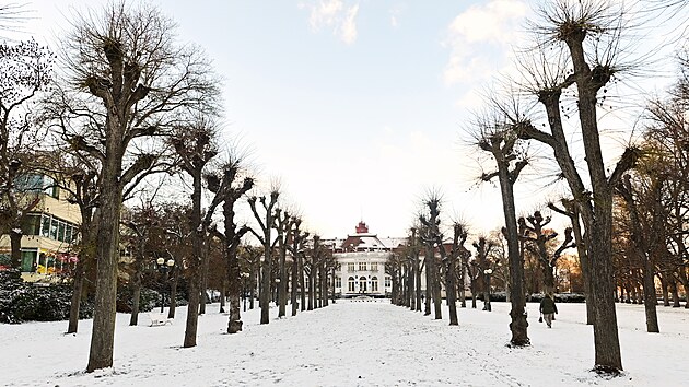 Lipov� alej ve Smetanov�ch sadech v Karlov�ch Varech