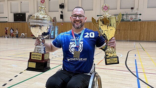 Hendikepovan� sportovec Jan Herman ze Strakonic. (2. ledna 2026)