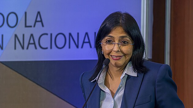 Viceprezidentka Venezuely Delcy Rodriguezov�. (20. listopadu 2024)