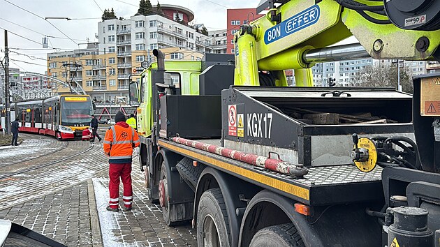 Nehoda tramvaj� v Praze na Barrandov� (2. ledna 2026) 