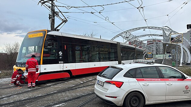 Nehoda tramvaj� v Praze na Barrandov� (2. ledna 2026) 