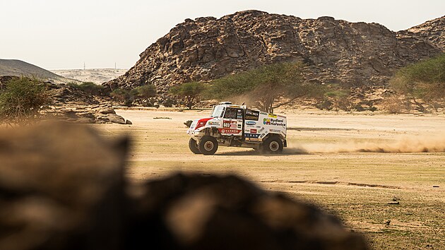 �esk� z�vodn�k Martin �oltys s kamionem Buggyra Invictus na Rallye Dakar