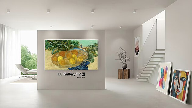 Televizor LG Gallery TV se speci�ln�mi r�my ur�en� t�eba k pov�en� na ze�...