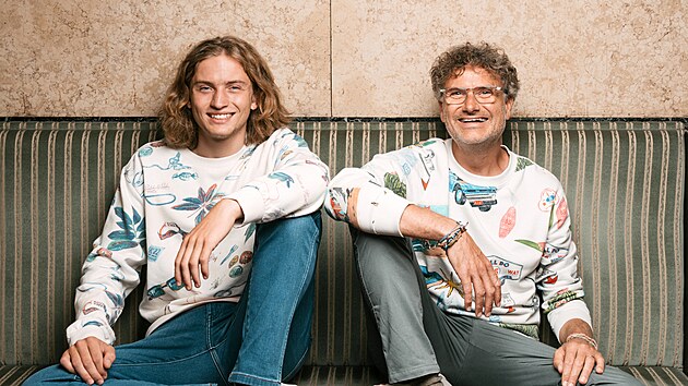 Hynek Hartl a jeho otec Patrik Hartl