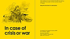 P�ebal �védské p�íru�ky pro obyvatelstvo pro p�ípad války